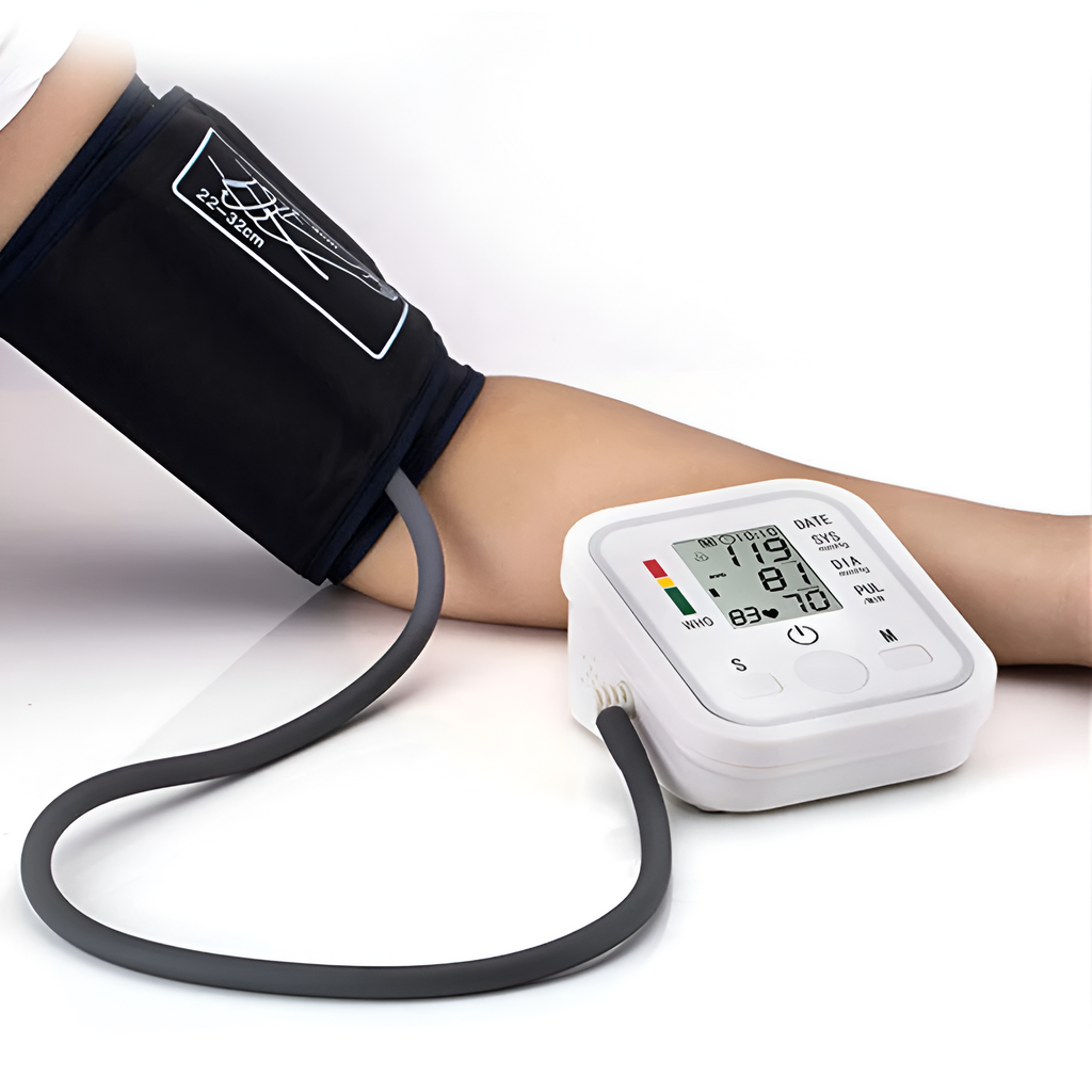 AsapCare Fully Automatic Digital Upper Arm Blood Pressure Monitor | Voice Broadcast & 2-User Memory