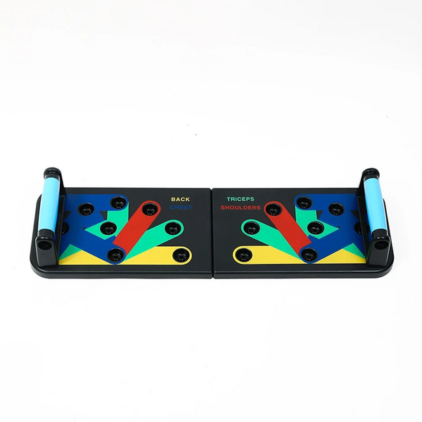 AsapCare 9-in-1 Color-Coded Push-Up Board System | Home Gym Strength Training - Asap Care and Fitness