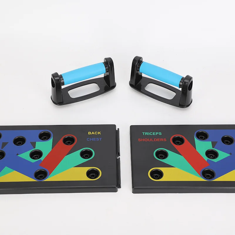AsapCare 9-in-1 Color-Coded Push-Up Board System | Home Gym Strength Training