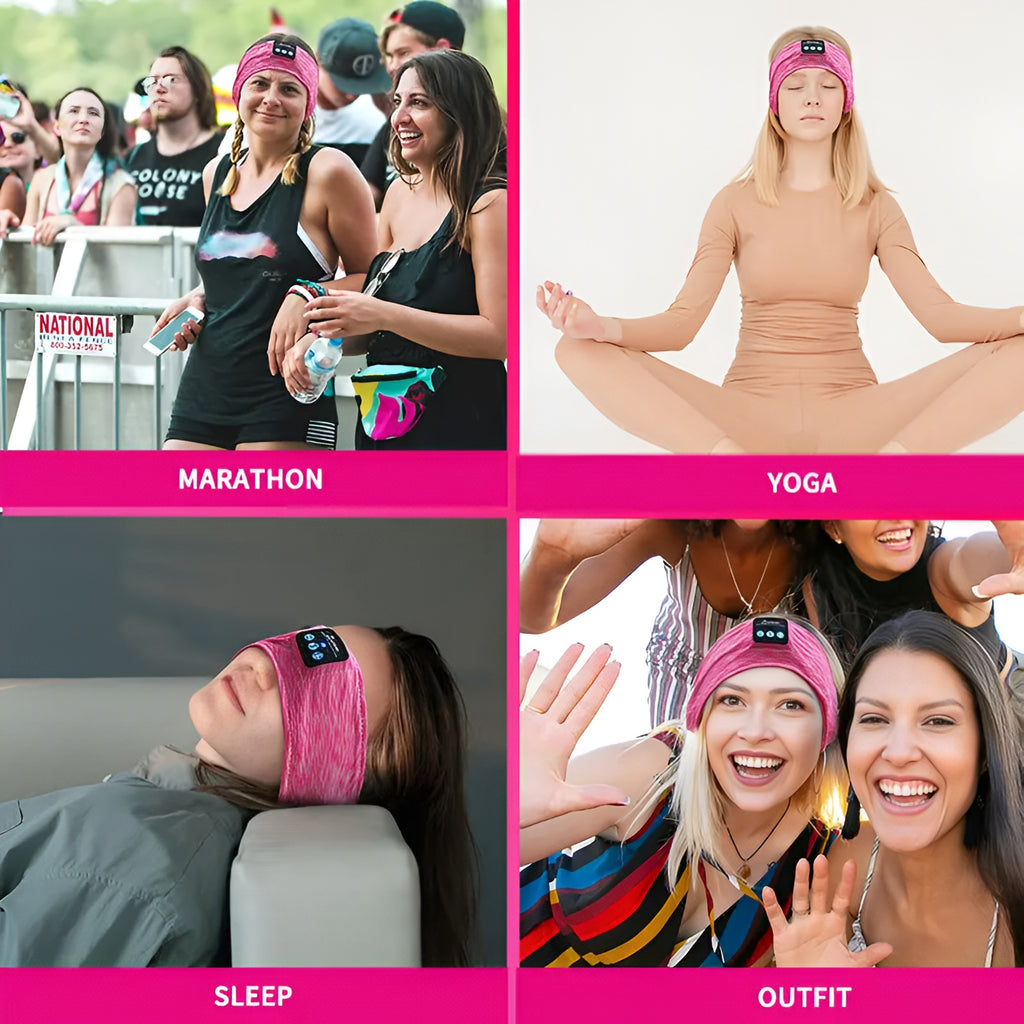 Bluetooth Headband for women, men and for Sports, Headphone Eye Mask