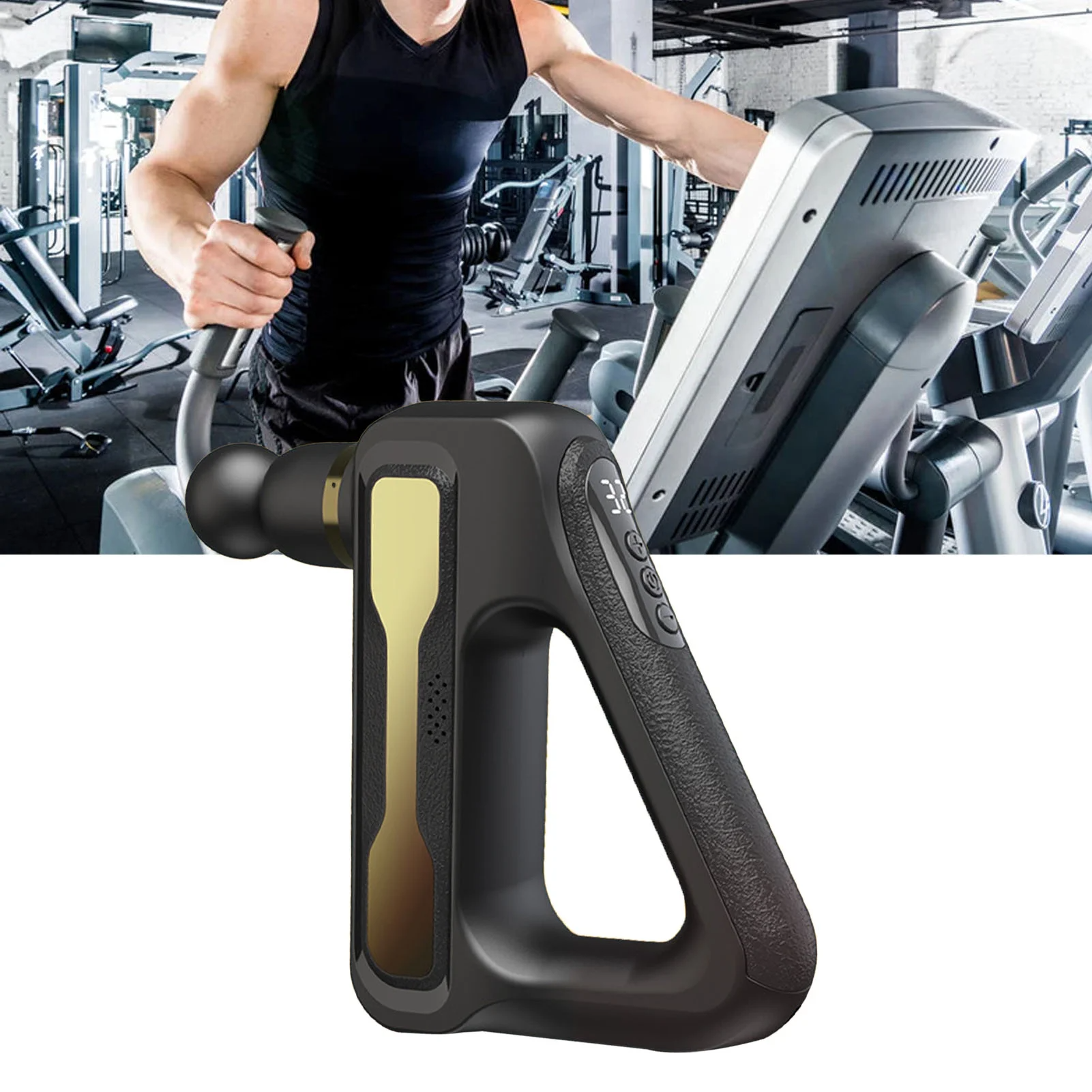 AsapCare Deep Tissue Massage Gun - Powerful Muscle Massager with 8 Attachments - Grey