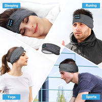 AsapCare™ 2-in-1 Bluetooth Sports Headband & Sleep Mask – Ultra-Thin Wireless Audio - Asap Care and Fitness