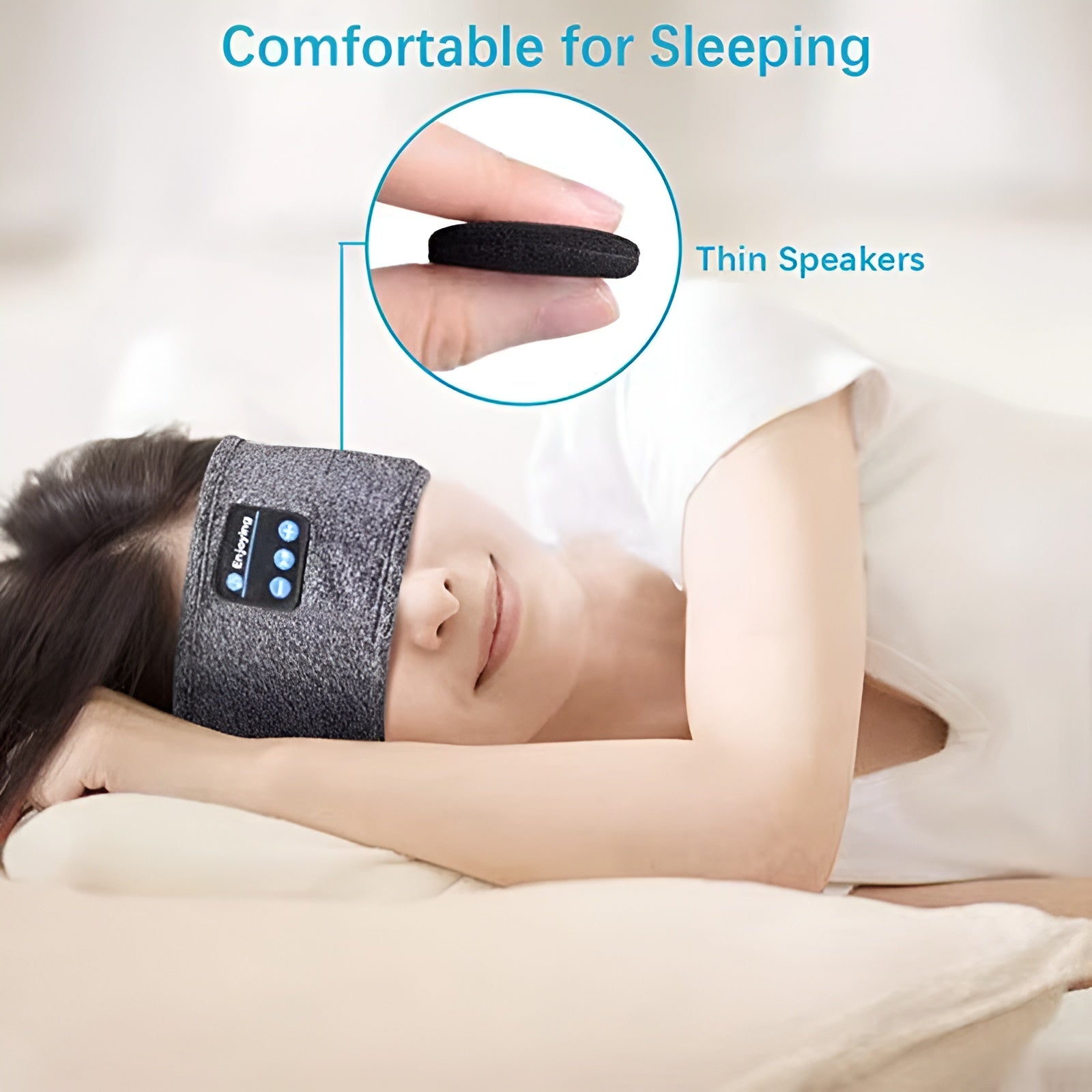 Bluetooth Headband for women, men and for Sports, Headphone Eye Mask