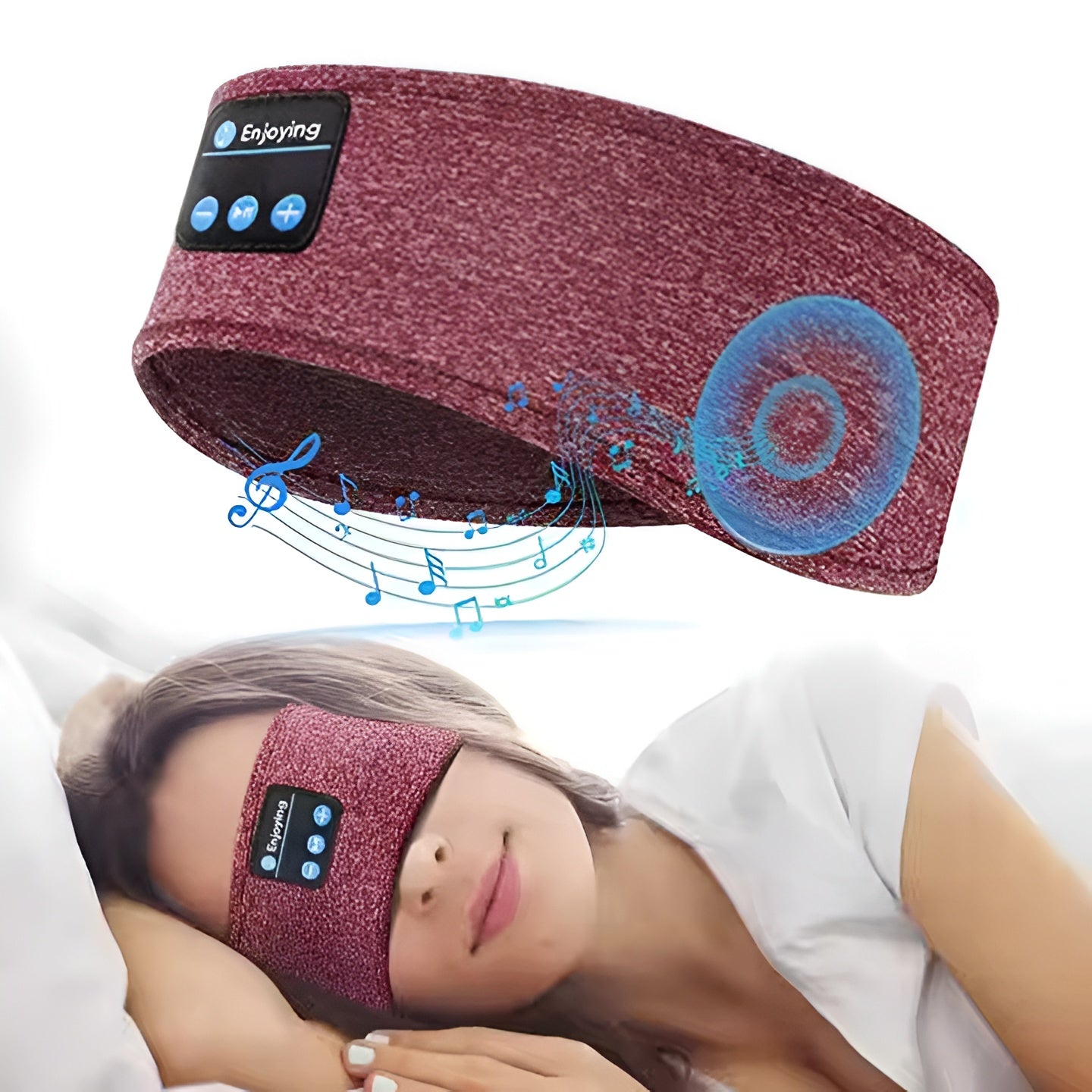 Bluetooth Headband for women, men and for Sports, Headphone Eye Mask