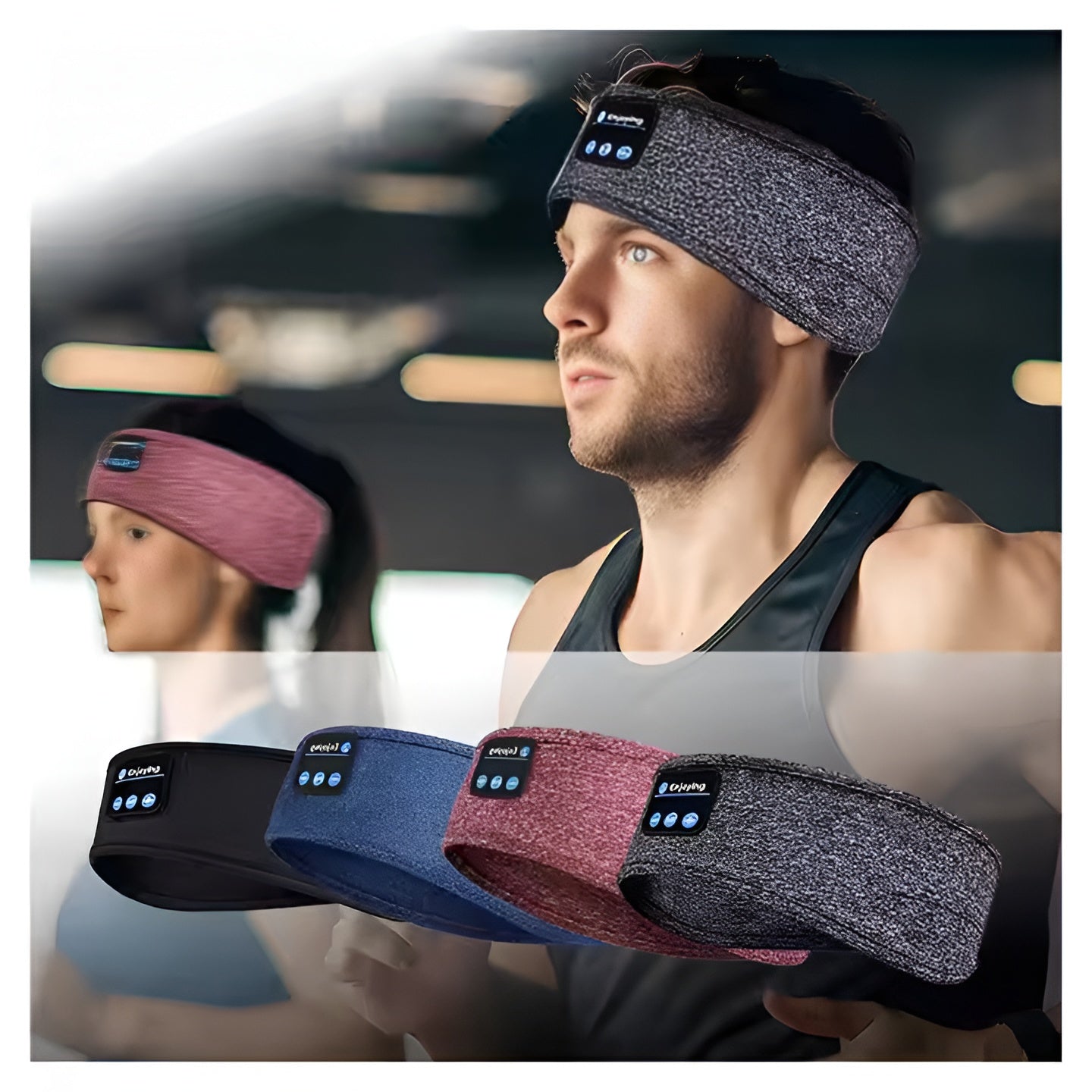 Bluetooth Headband for women, men and for Sports, Headphone Eye Mask
