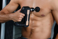 AsapCare Deep Tissue Massage Gun - Powerful Muscle Massager with 8 Attachments - Grey - Asap Care and Fitness