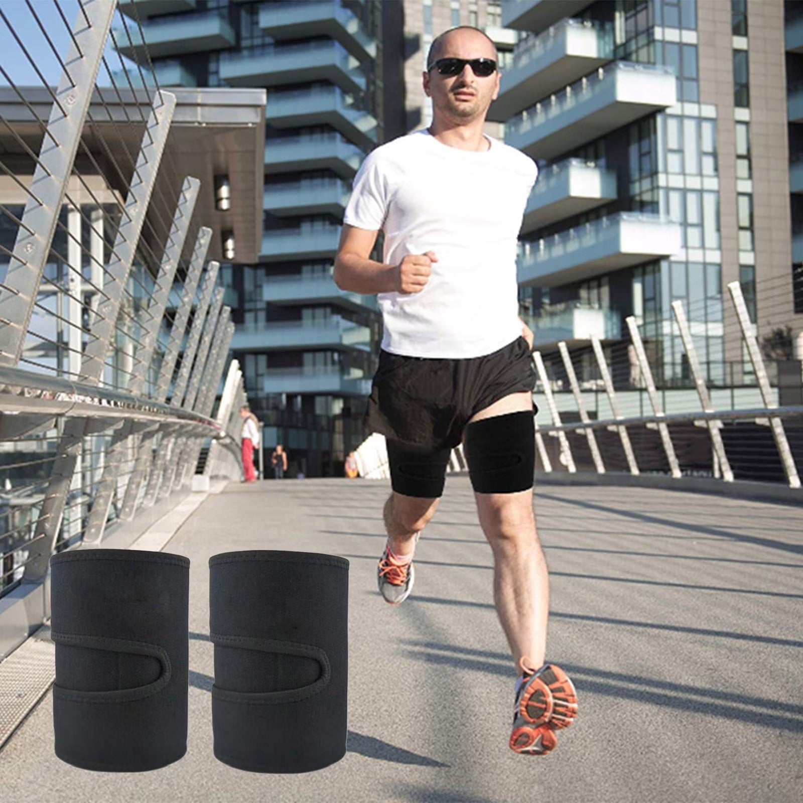 AsapCare Premium Neoprene Shin & Calf Compression Wrap | Targeted Support & Pain Relief