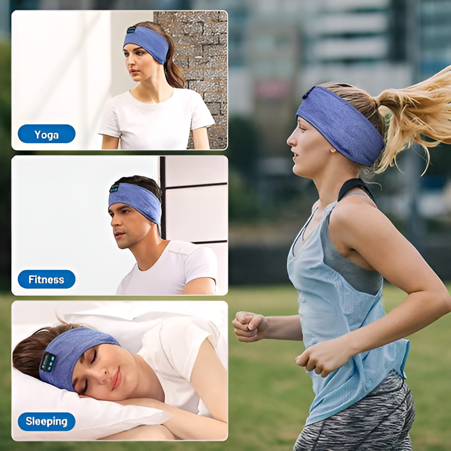 Bluetooth Headband for women, men and for Sports, Headphone Eye Mask