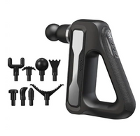 AsapCare Deep Tissue Massage Gun - Powerful Muscle Massager with 8 Attachments - Grey - Asap Care and Fitness