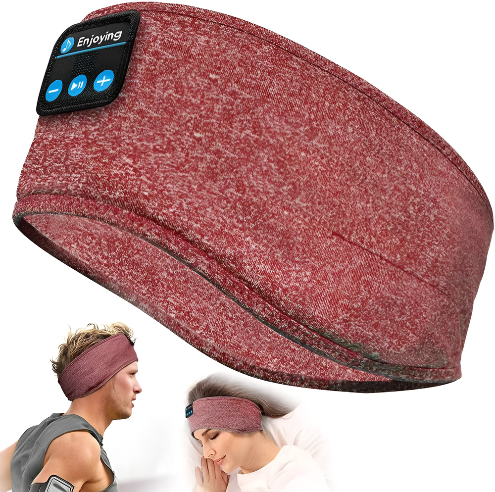 AsapCare™ 2-in-1 Bluetooth Sports Headband & Sleep Mask – Ultra-Thin Wireless Audio