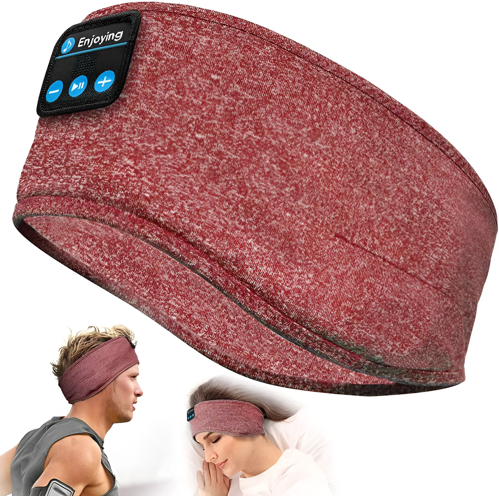 AsapCare™ 2-in-1 Bluetooth Sports Headband & Sleep Mask – Ultra-Thin Wireless Audio - Asap Care and Fitness
