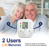 AsapCare Fully Automatic Digital Upper Arm Blood Pressure Monitor | Voice Broadcast & 2-User Memory - Asap Care and Fitness