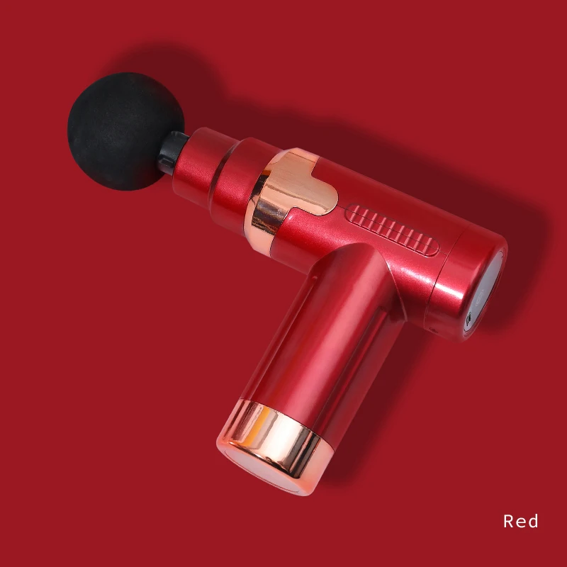 Deep Tissue Massage Gun - 6 Speed Levels & 4 Interchangeable Heads for Muscle Recovery